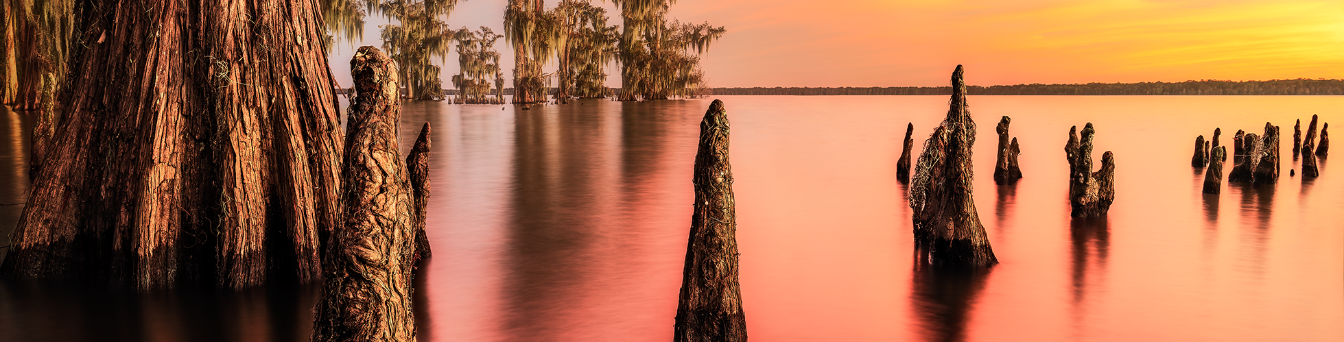 Scenic image of sunset at Lake Martin