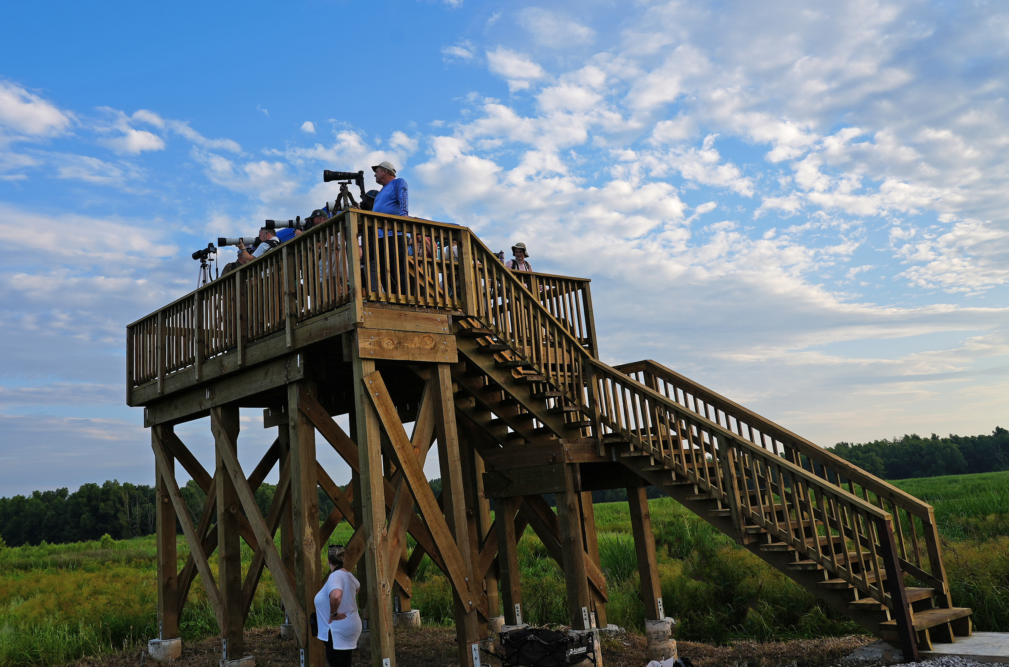 New observation tower picture located on Sherburne Wildlife Management Area