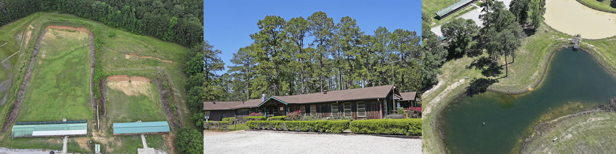 collage of images of the Woodworth facility