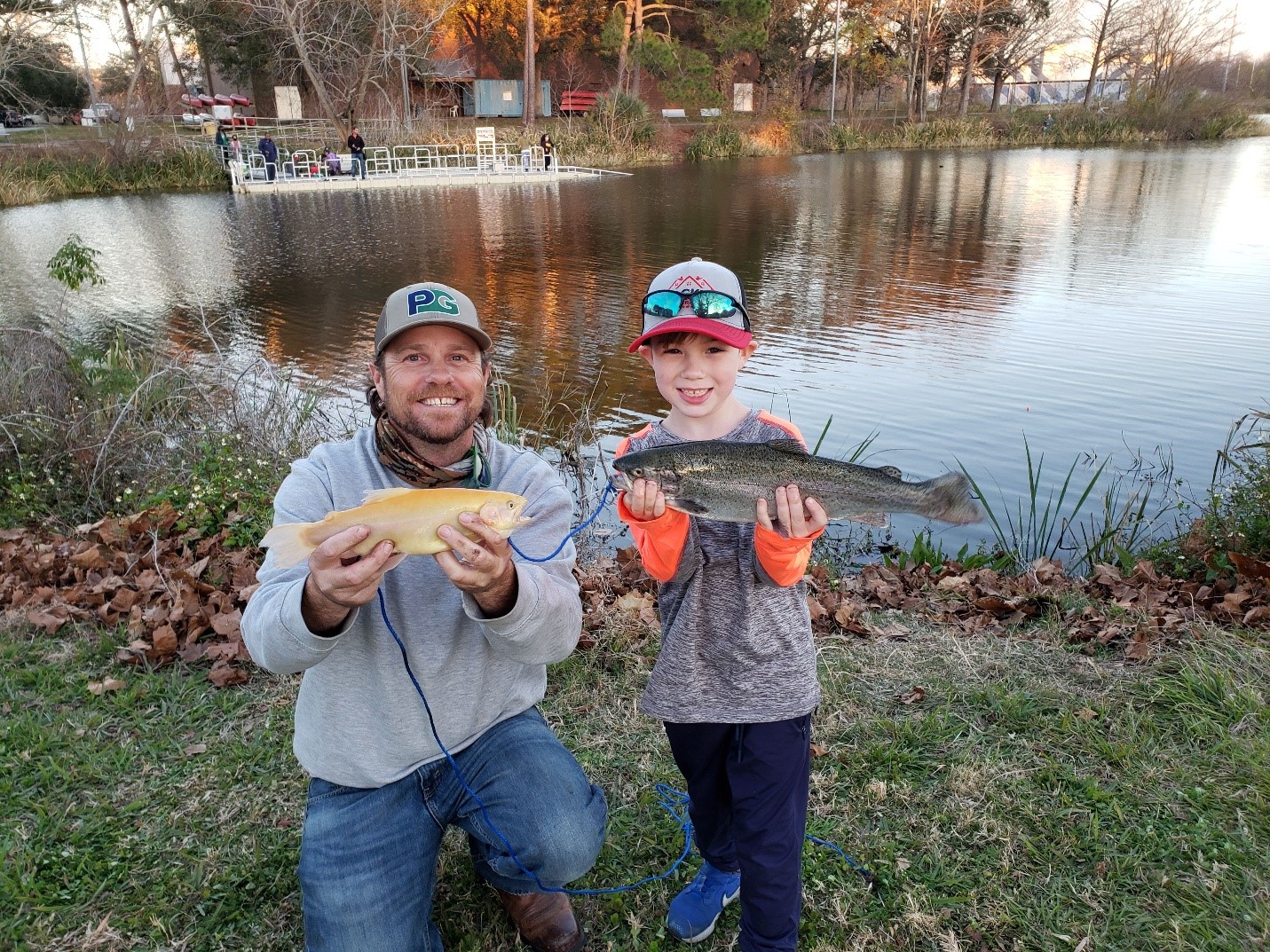 LDWF Stocks Rainbow Trout at Community Fishing Ponds Across Louisiana