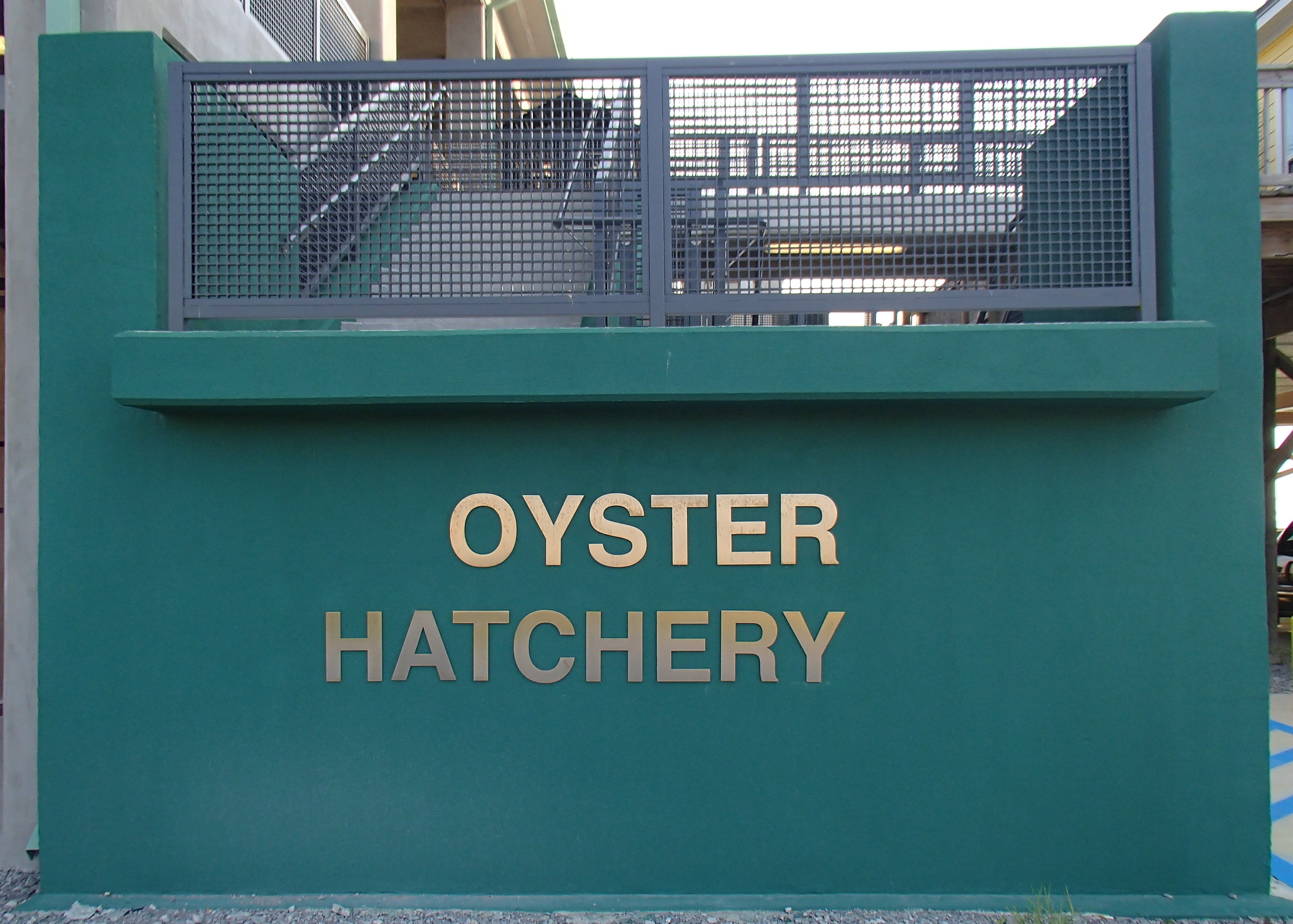 oyster hatchery entrance