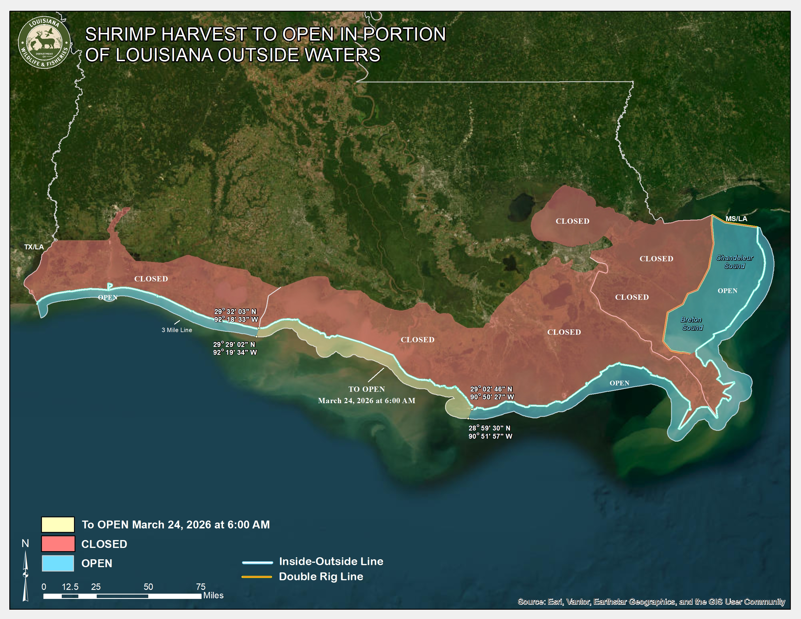 March 24, 2026 shrimp opening offshore