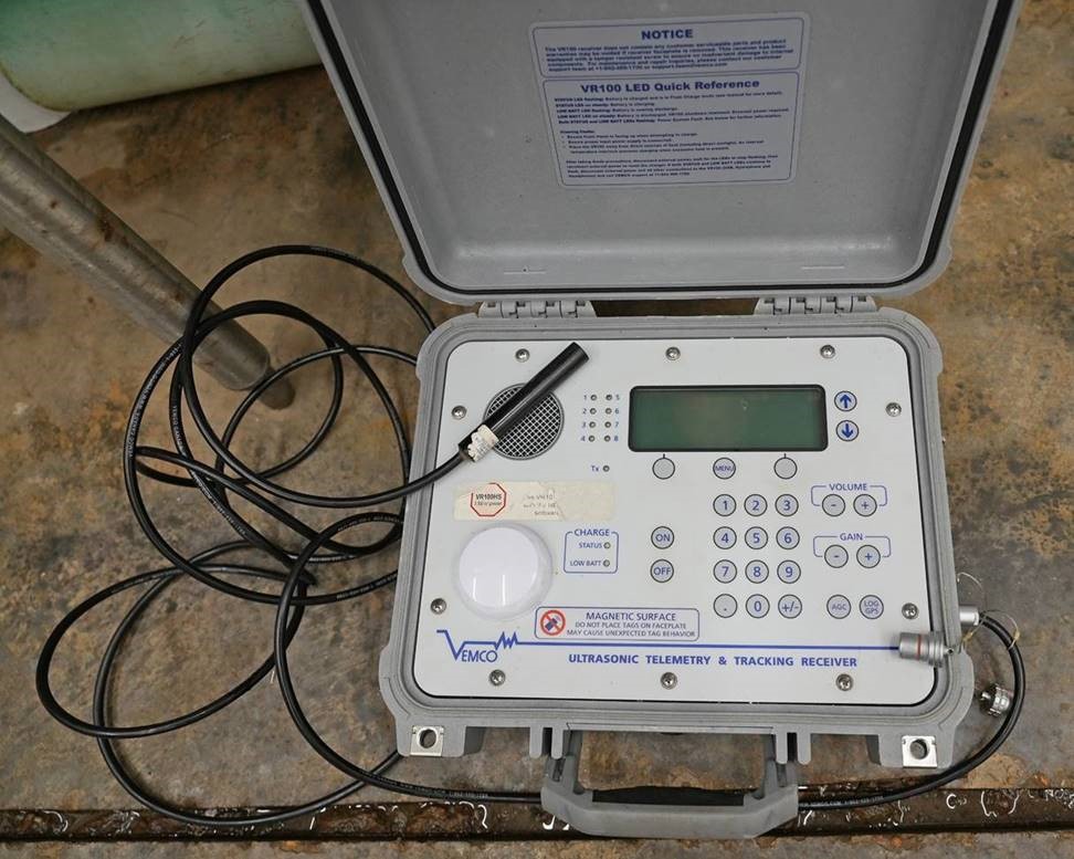 Ultrasonic telemetry and tracking receiver
