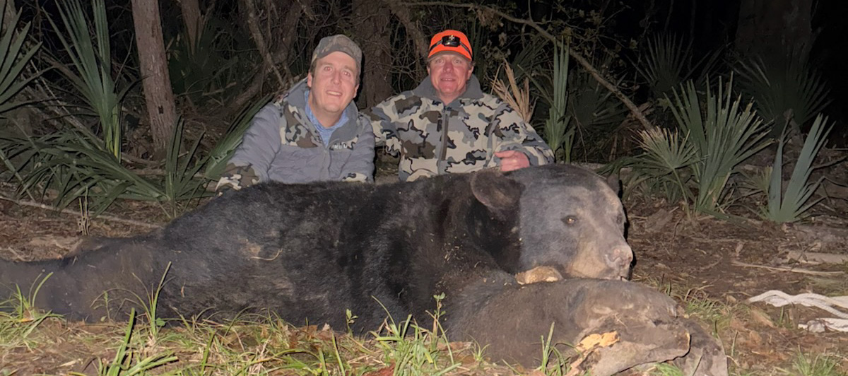 Black bear harvest with hunters