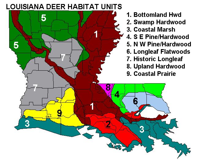 Deer Habitat Map