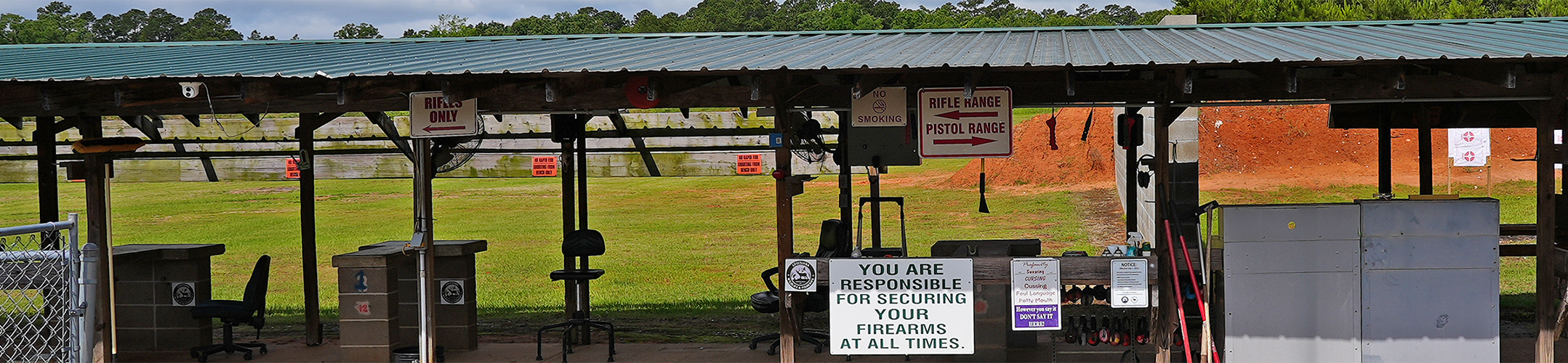 Bodcau Shooting range firing line