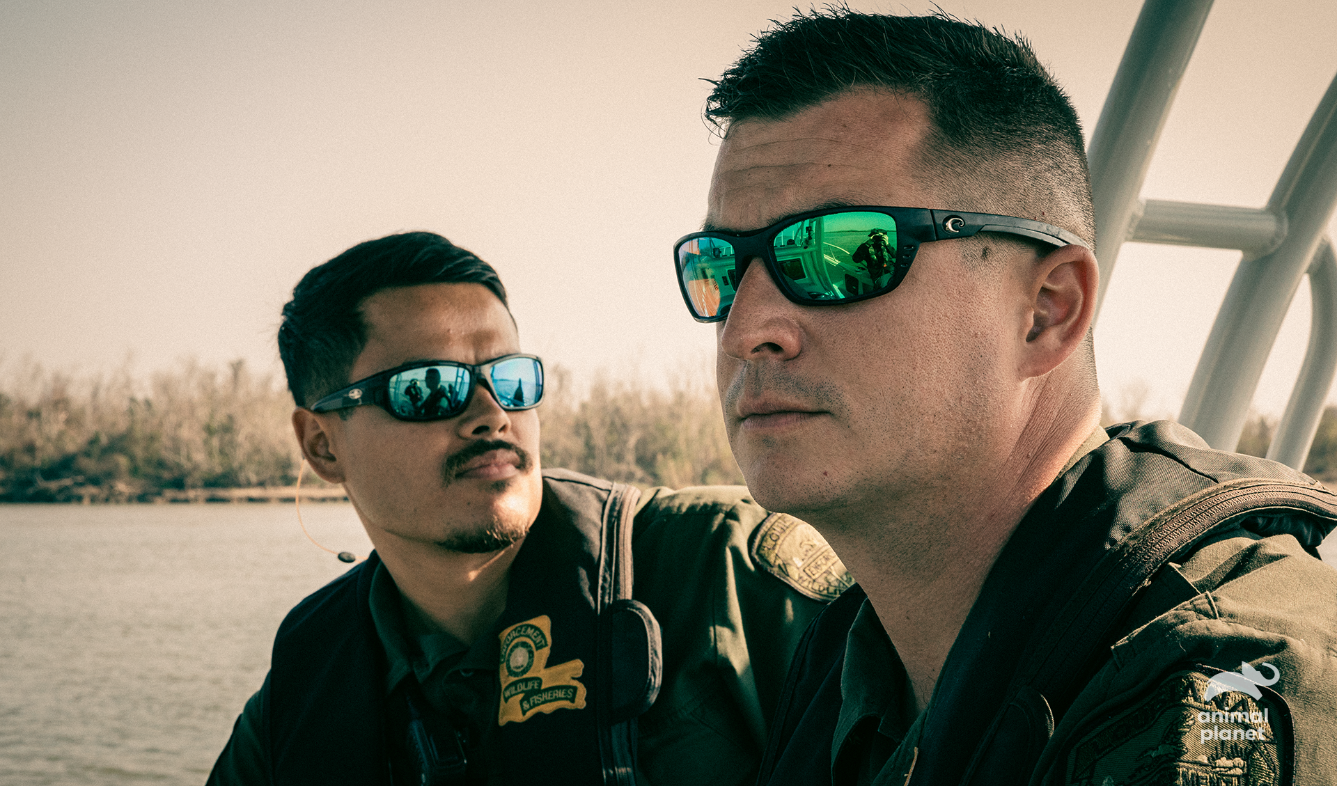 agents on marine patrol