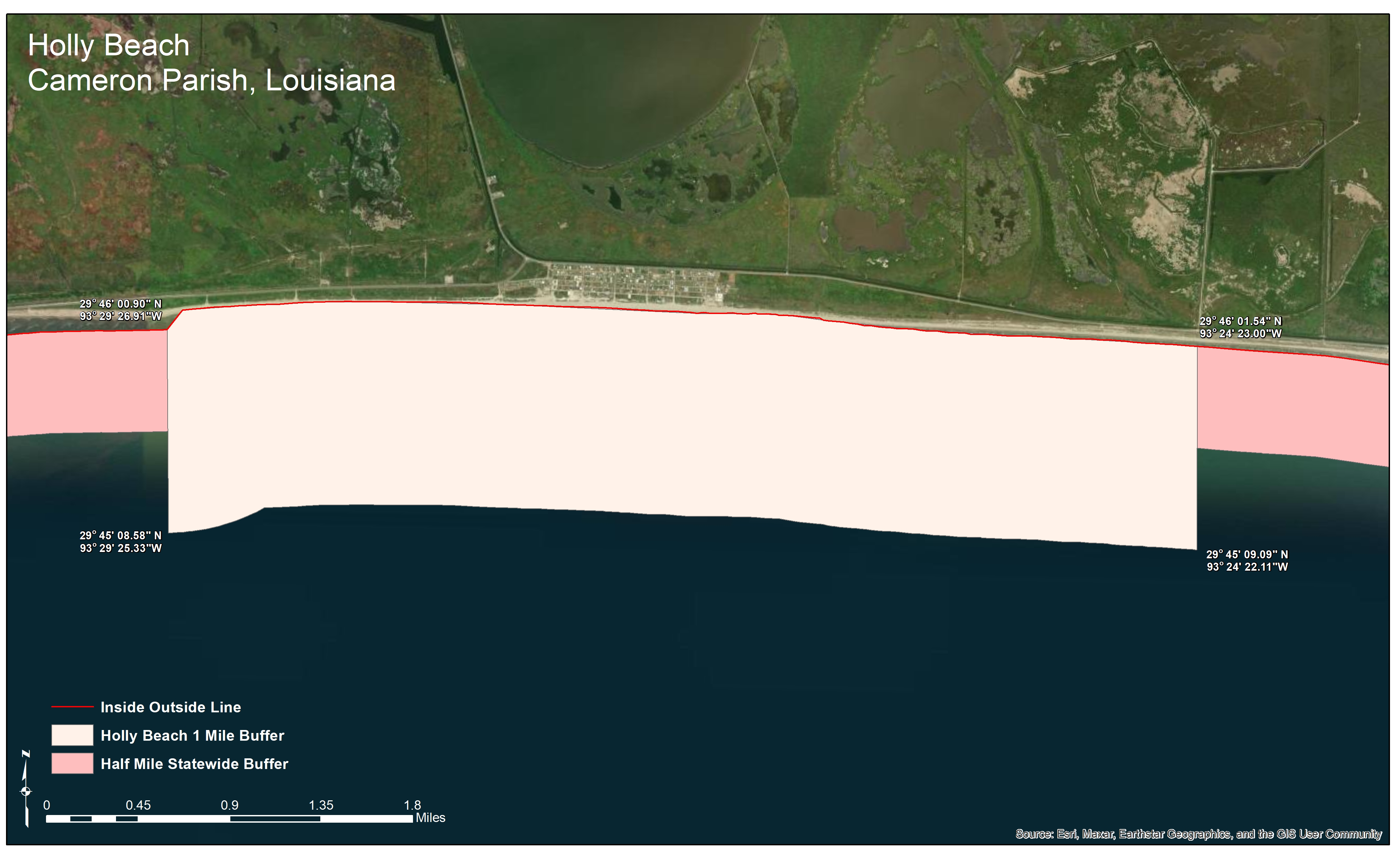 proposed menhaden buffer map - holly beach