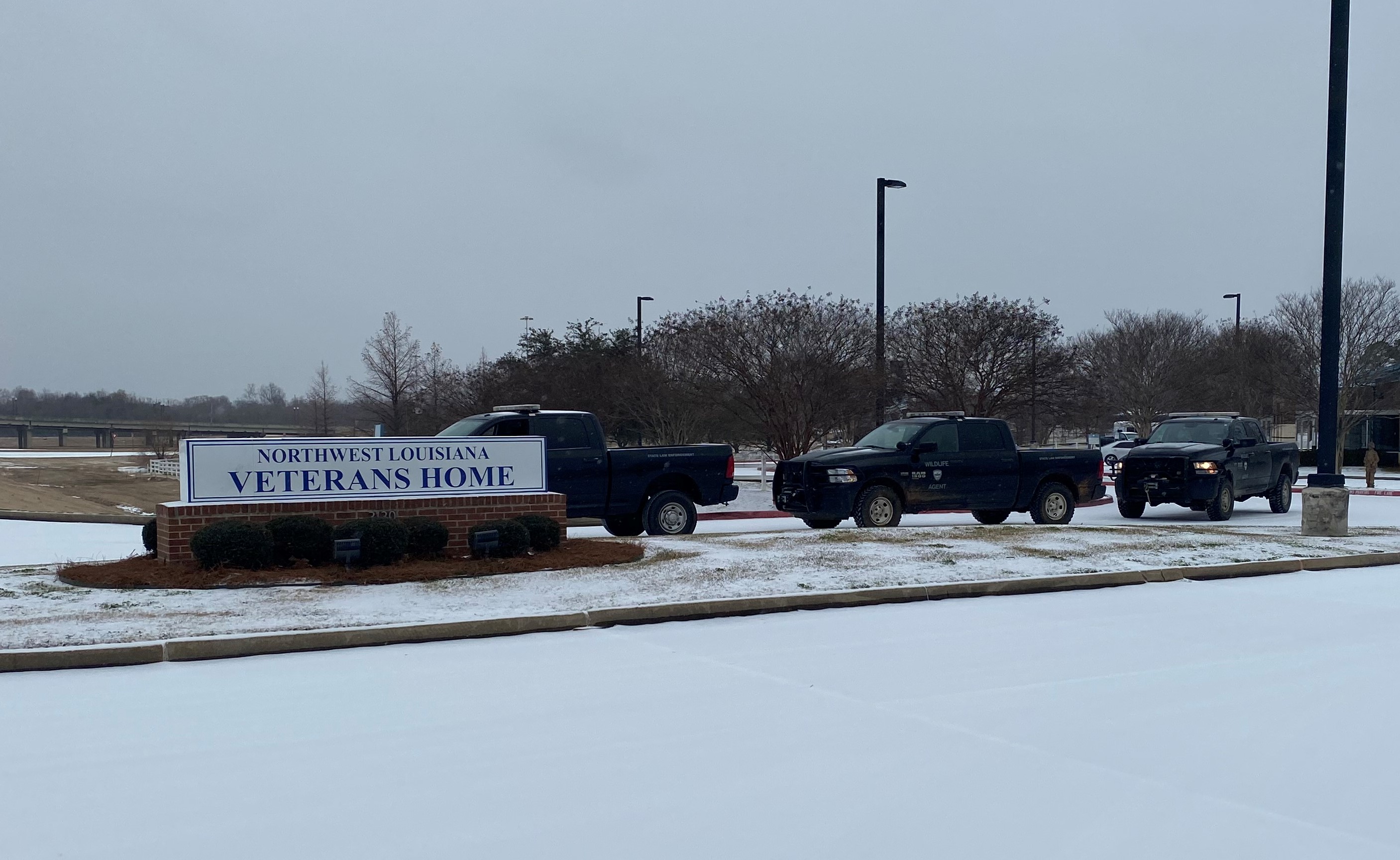 LDWF agent trucks out of a verrans home