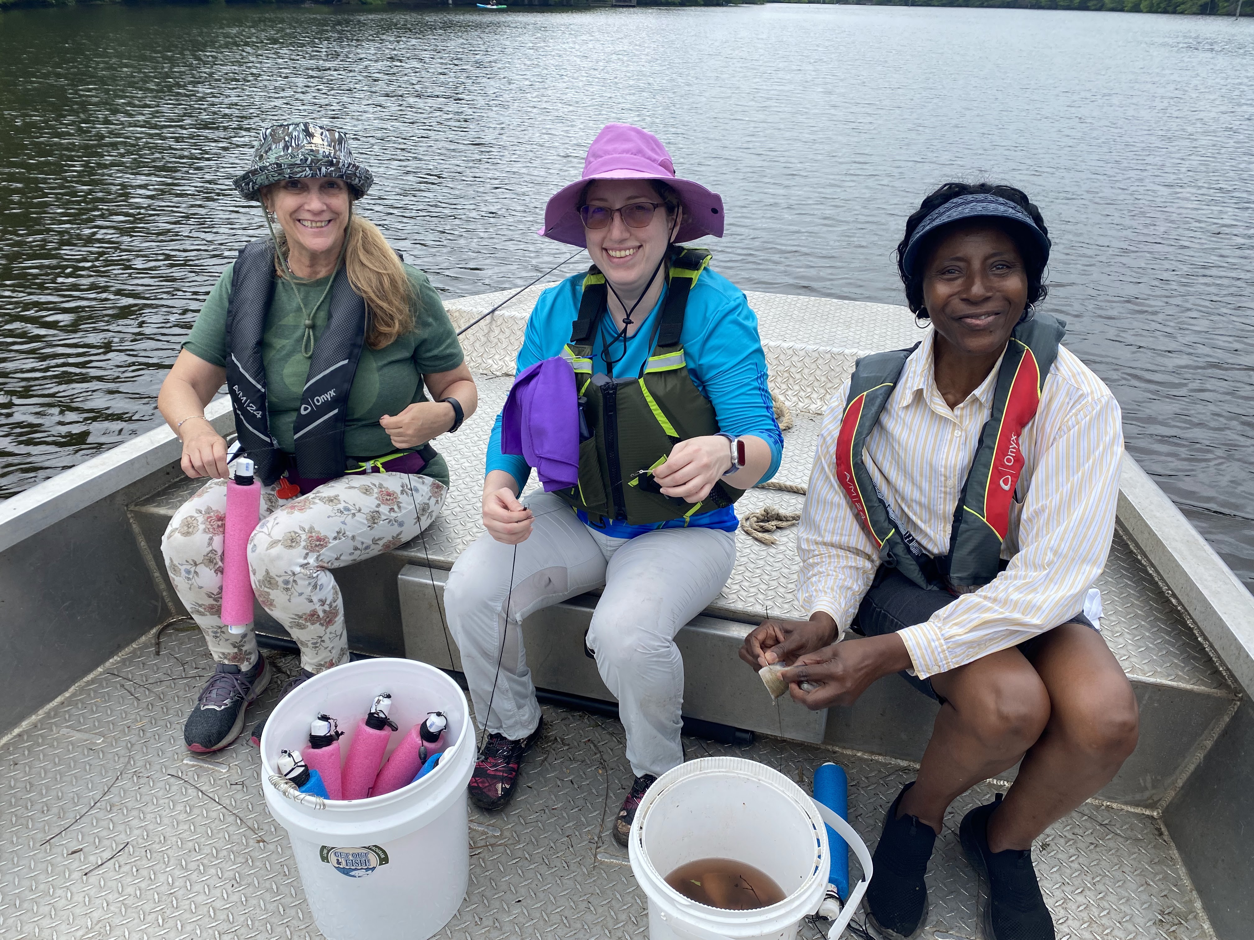 Women Perfect Fishing Skills during weekend-long Women's Fishing