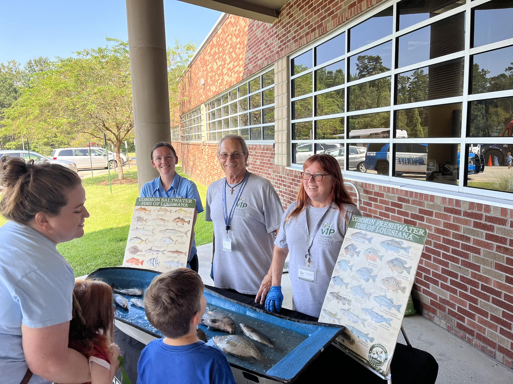 Aquatic VIPs educate youth about Louisiana fish identification and fisheries resources.
