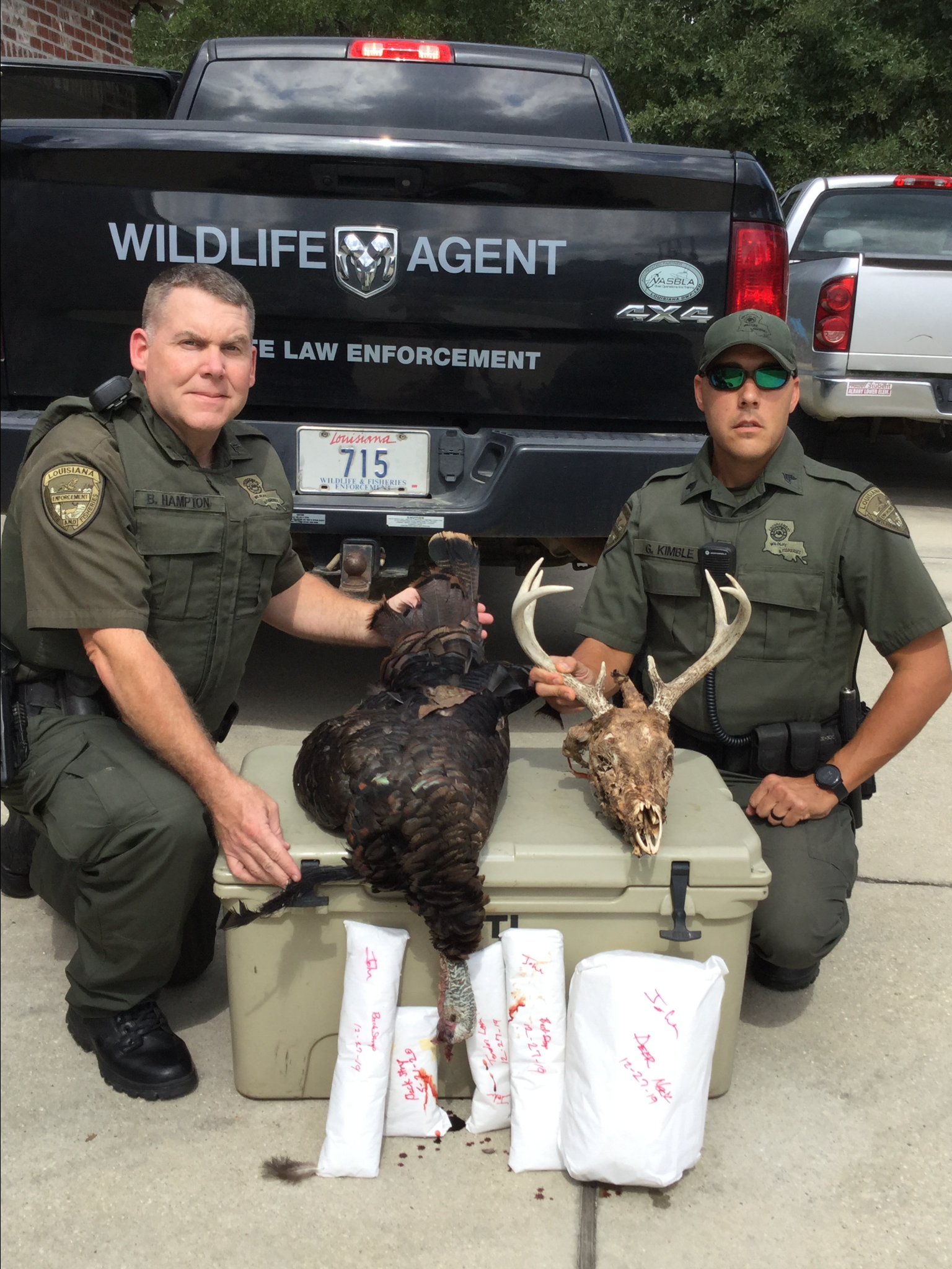 Agents Seize Turkey and Deer Antlers